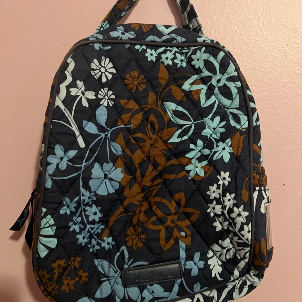 Floral Quilted Backpack